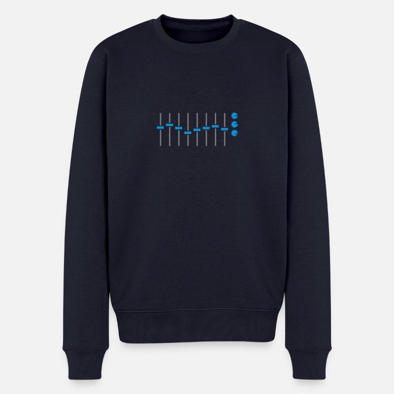 Mixing panel - Männer Premium Bio Pullover - Navy