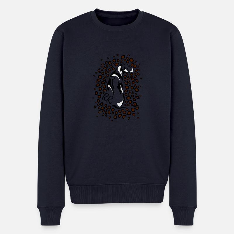 Rhodesian Ridgeback Leo - Männer Premium Bio Pullover - Navy