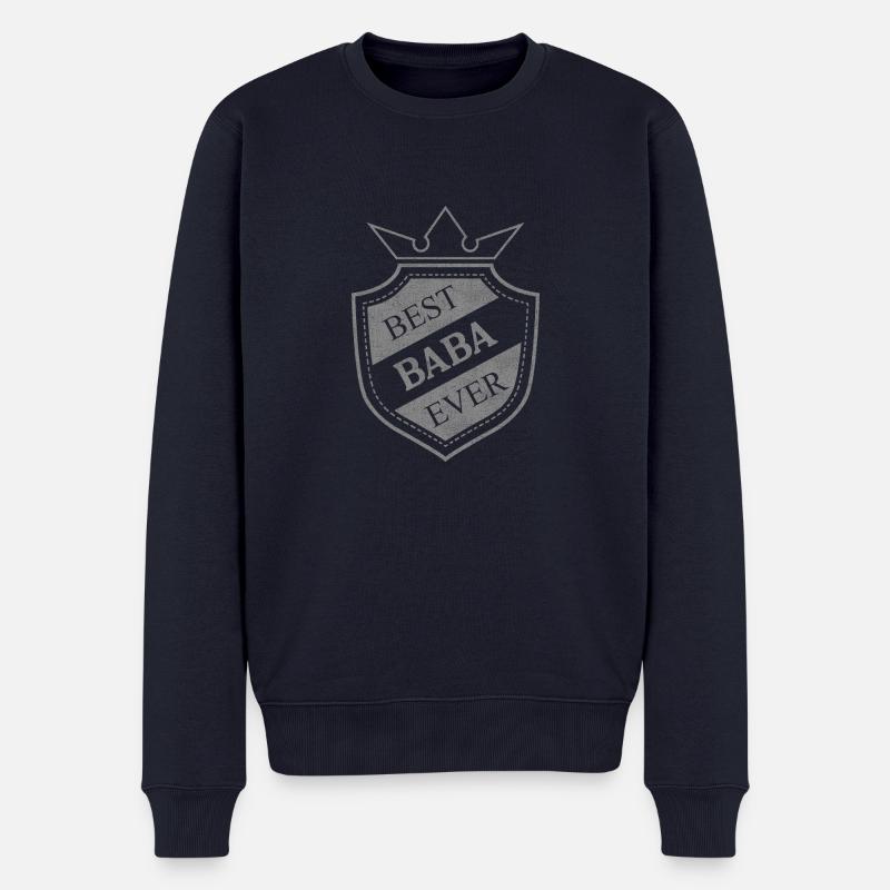 Baba - Männer Premium Bio Pullover - Navy