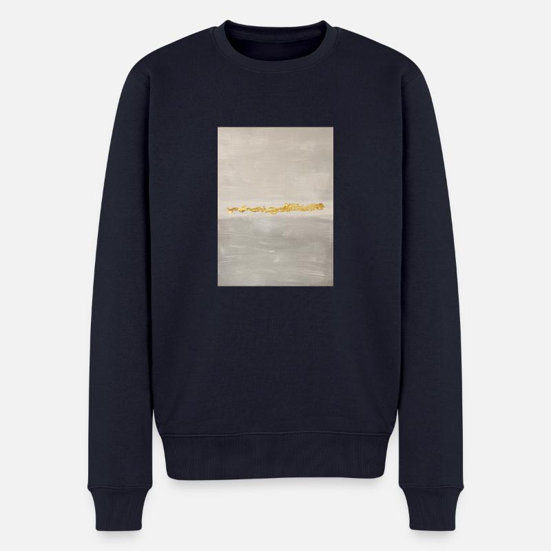 Elegance - Männer Premium Bio Pullover - Navy
