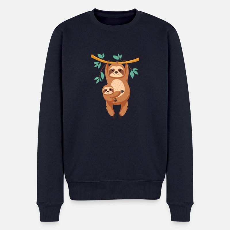 Hang in there buddy - Männer Premium Bio Pullover - Navy