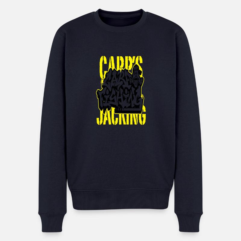 Carp's graff "CARP'S JACKING" - Pull Premium bio Homme - bleu marine