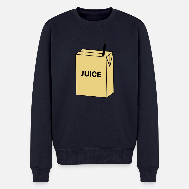 Safttüte, Juice - Männer Premium Bio Pullover - Navy