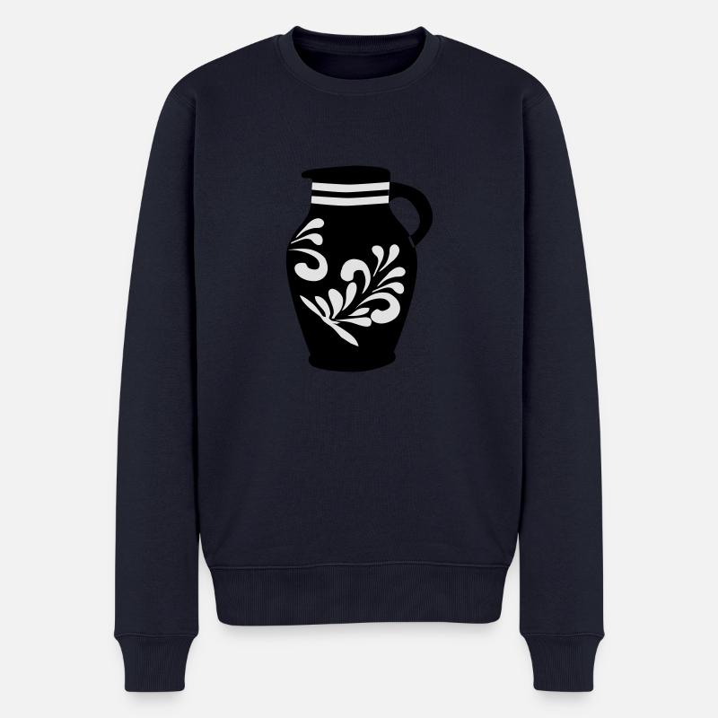 Frankfurter Bembelsche - Männer Premium Bio Pullover - Navy