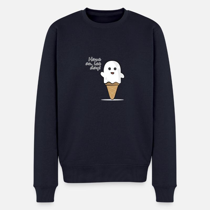 Have an ice day! - Männer Premium Bio Pullover - Navy