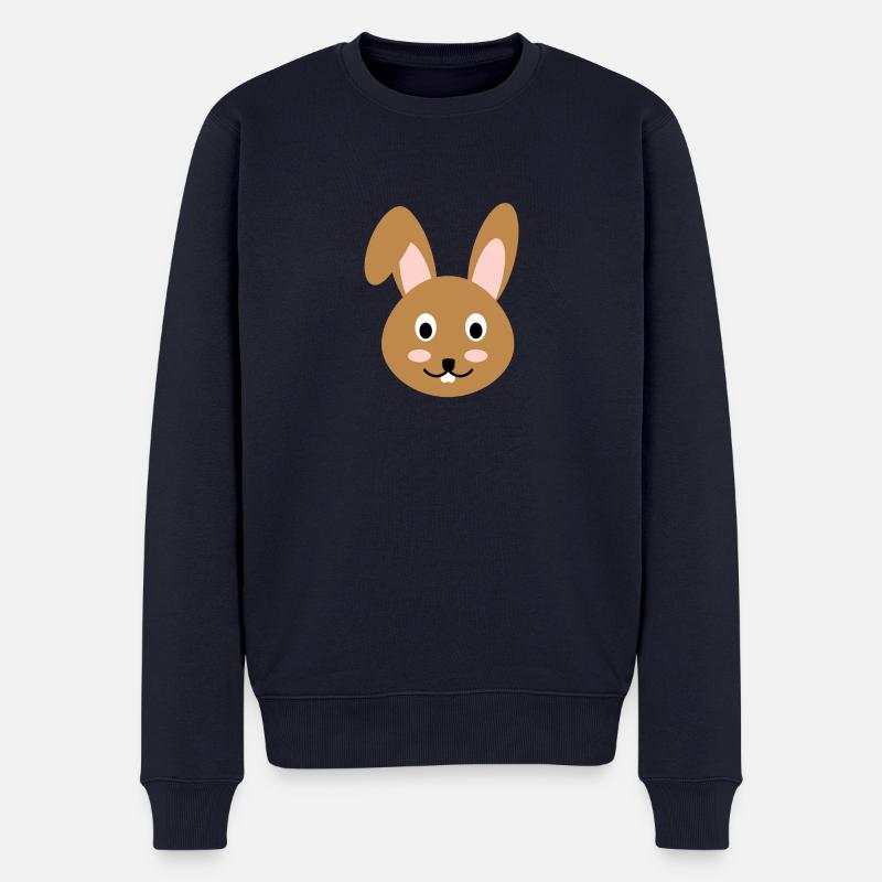 Lapin - Pull Premium bio Homme - bleu marine