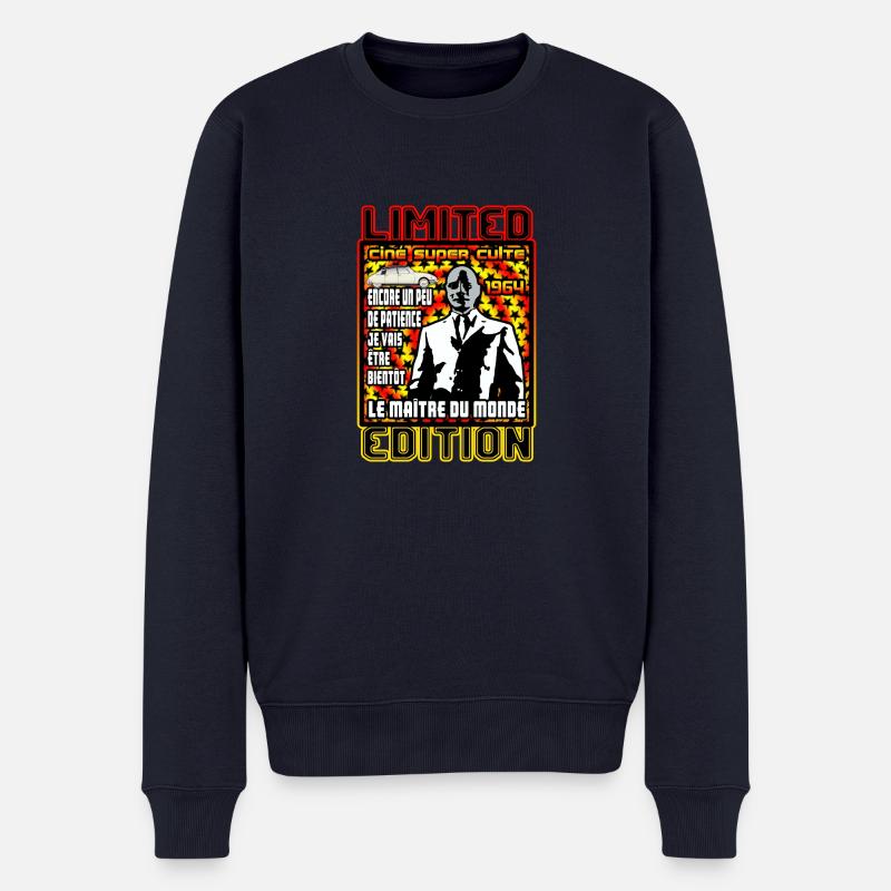 le maitre du monde - Pull Premium bio Homme - bleu marine