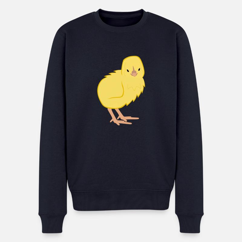 Küken - Männer Premium Bio Pullover - Navy