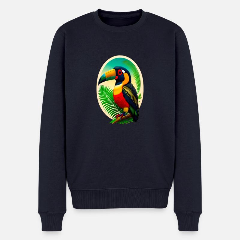 Tucan - Männer Premium Bio Pullover - Navy