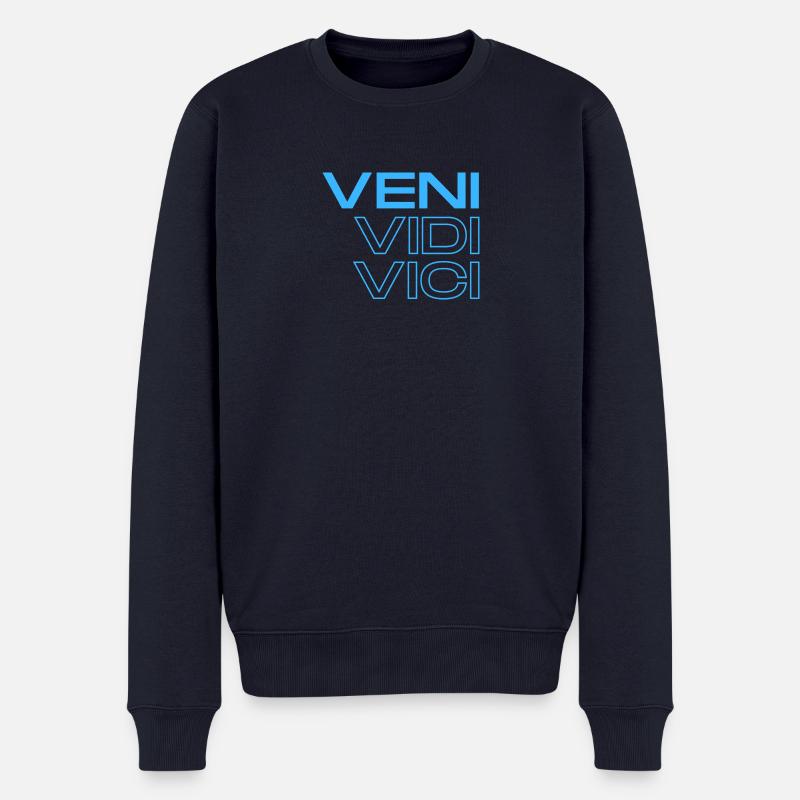 Veni, Vidi & Vidi - Pull Premium bio Homme - bleu marine