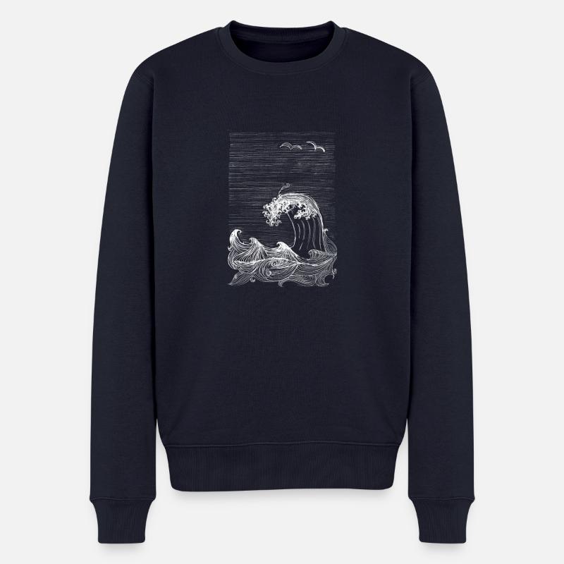 fabutastique atlantique - Männer Premium Bio Pullover - Navy