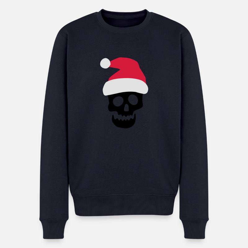 Weihnachten - Männer Premium Bio Pullover - Navy