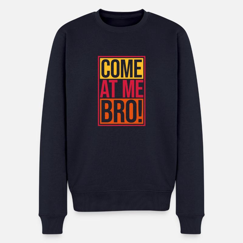 Viens à moi bro - Pull Premium bio Homme - bleu marine