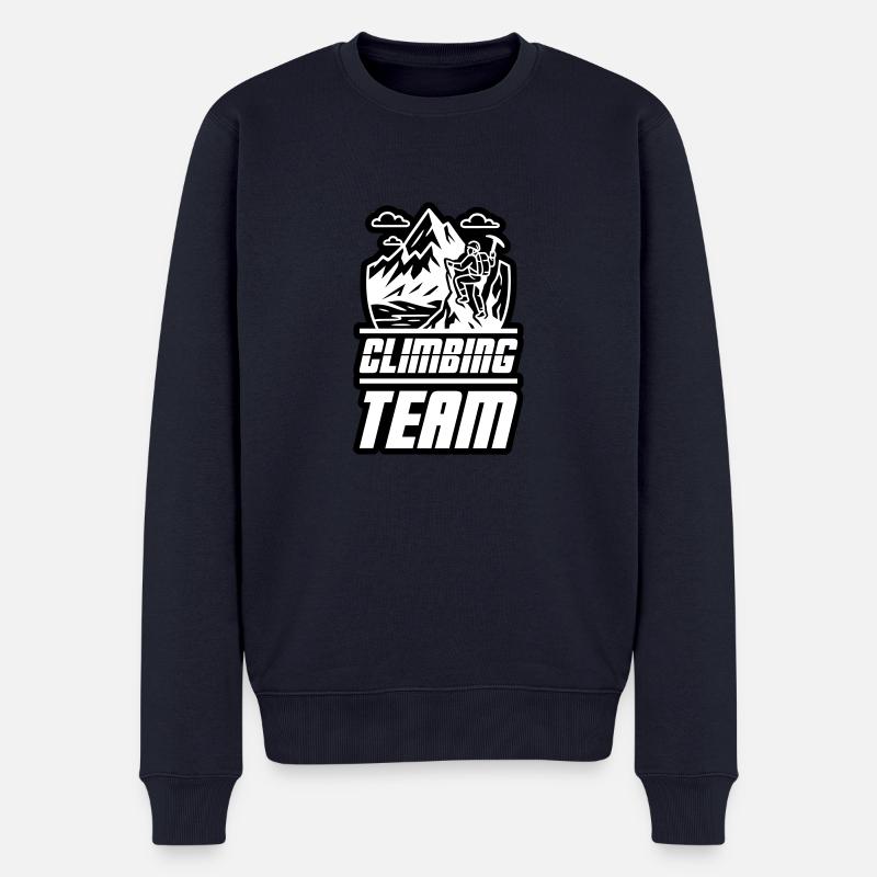 Équipe d’alpinisme - Pull Premium bio Homme - bleu marine