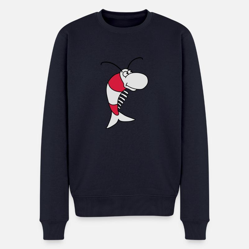 Shrimp - Pull Premium bio Homme - bleu marine
