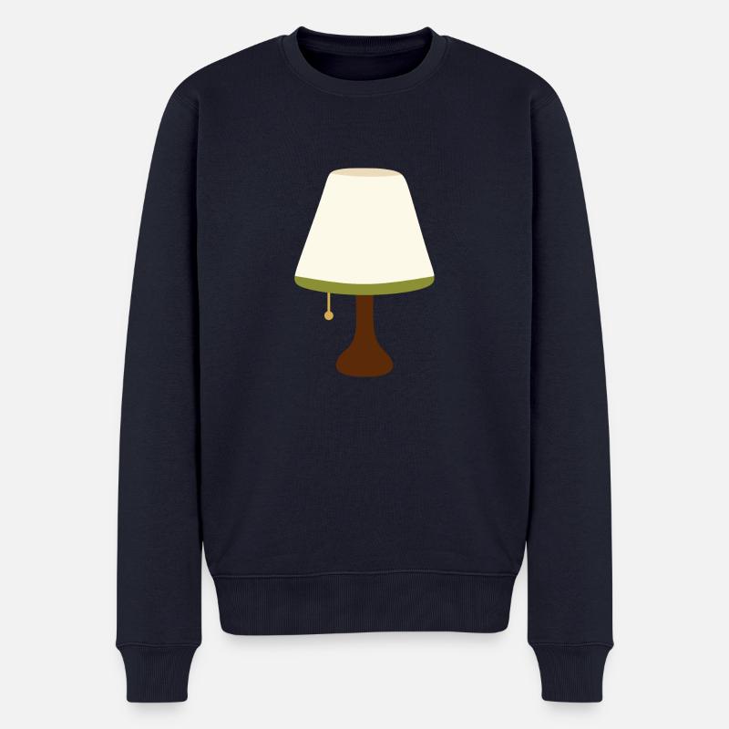 Kleine Lampe - Männer Premium Bio Pullover - Navy