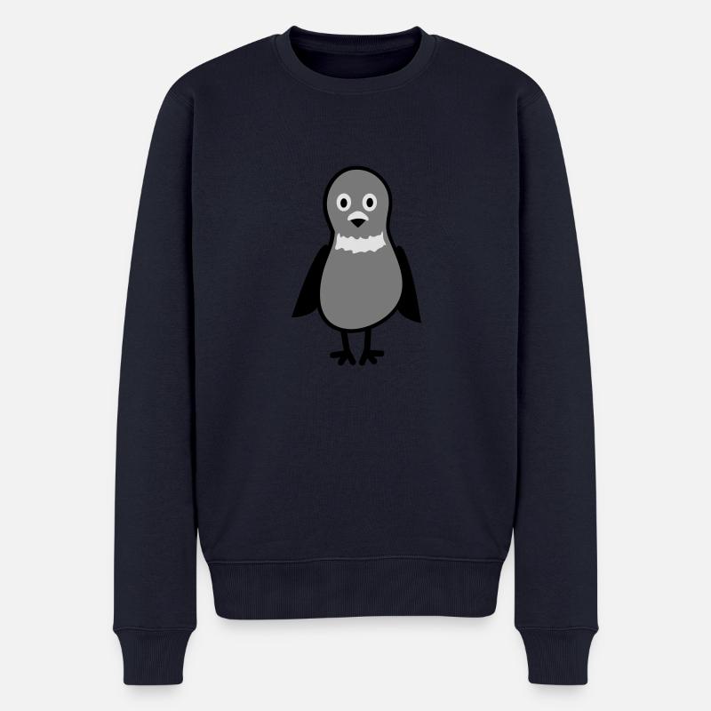Taube 3 - Männer Premium Bio Pullover - Navy