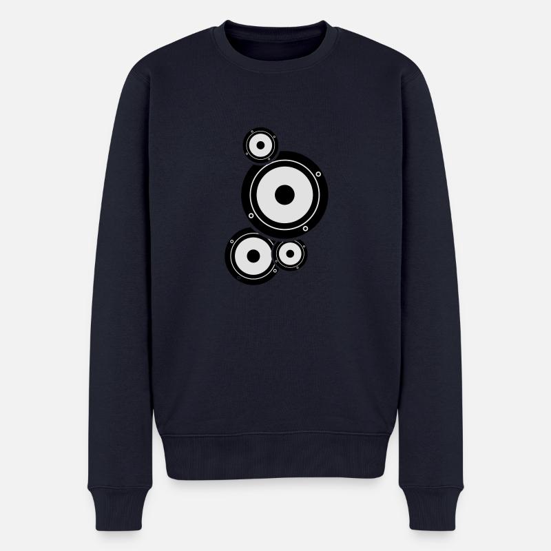 boxen - Männer Premium Bio Pullover - Navy