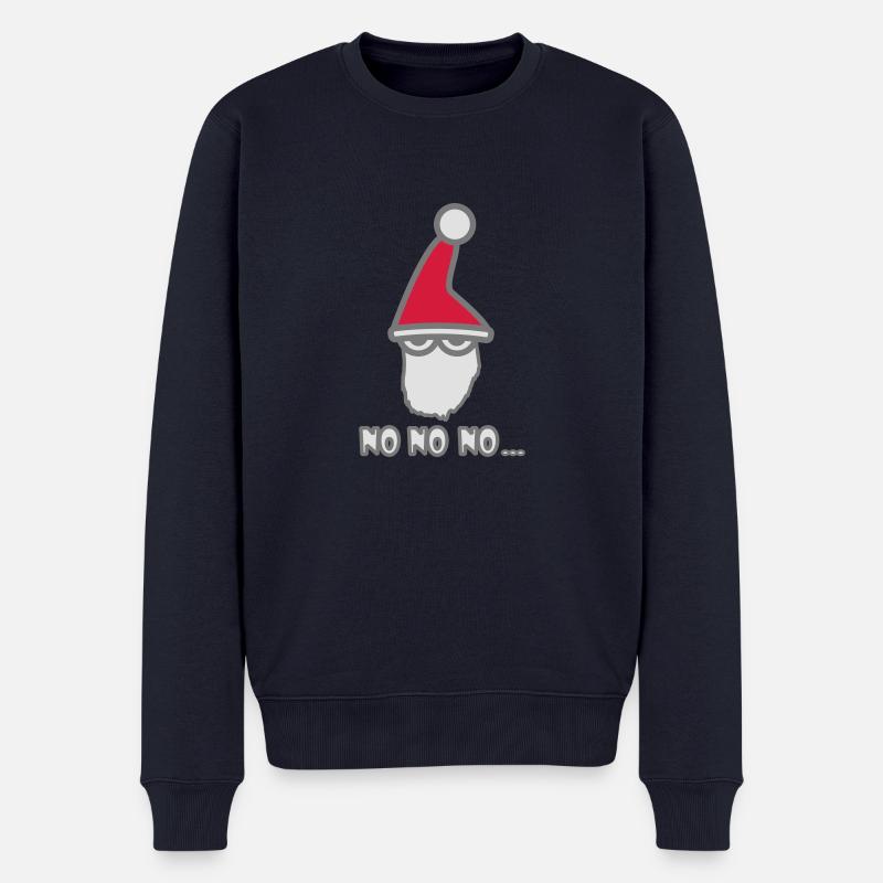 weihnachtshasser - Männer Premium Bio Pullover - Navy