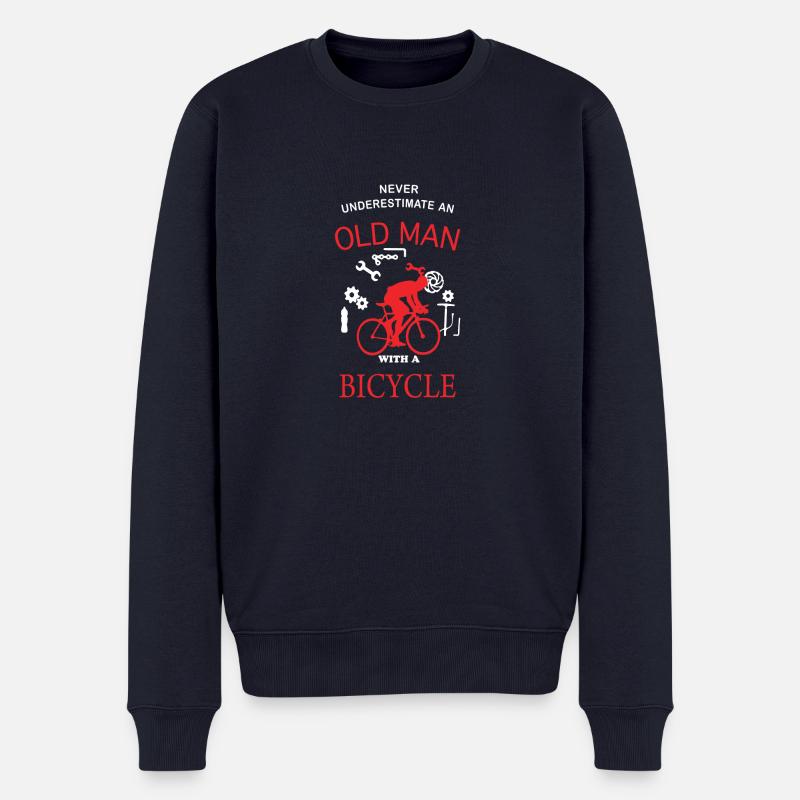 Bicycle Hell - Männer Premium Bio Pullover - Navy