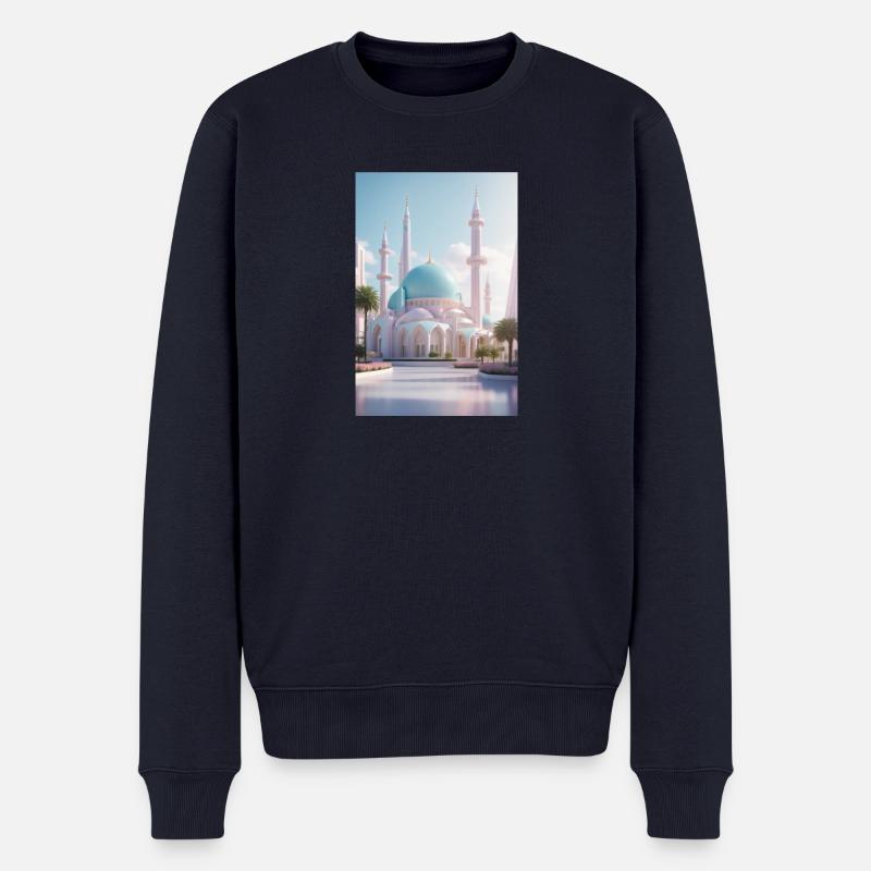 IMG 5178 - Männer Premium Bio Pullover - Navy