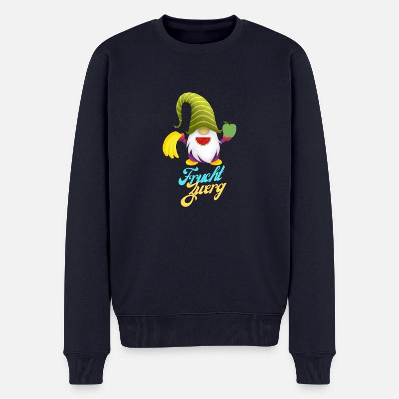 Fruchtzwerg - Männer Premium Bio Pullover - Navy