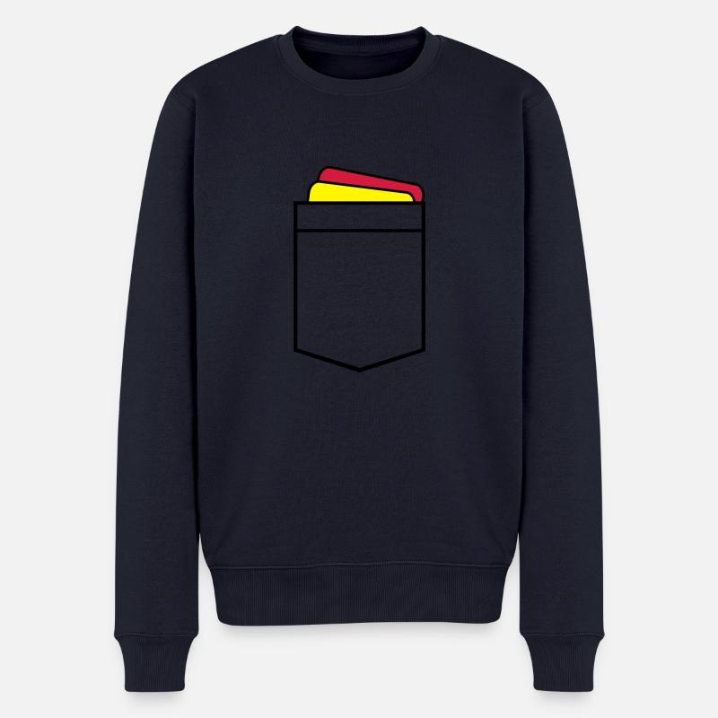 Schiedsrichter - Männer Premium Bio Pullover - Navy