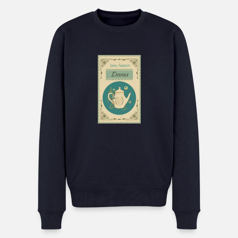 Emma - Jane Austen - Männer Premium Bio Pullover - Navy