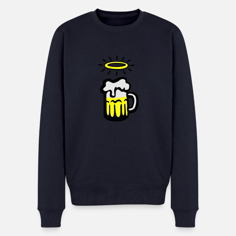 holy_beer - Männer Premium Bio Pullover - Navy