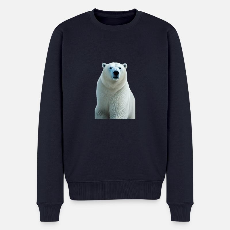 Majesté polaire - Pull Premium bio Homme - bleu marine