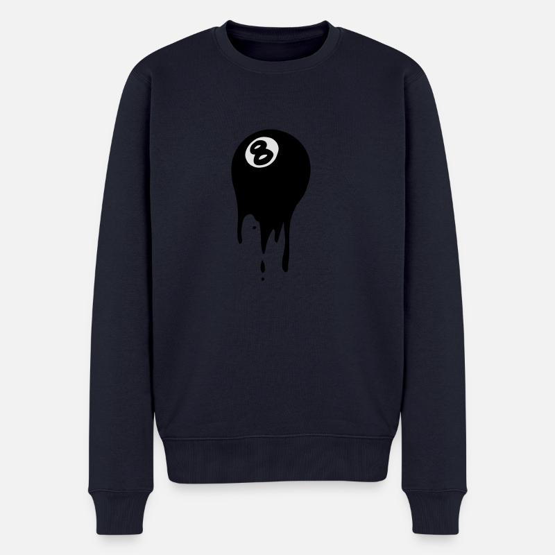 boule de billard - Pull Premium bio Homme - bleu marine