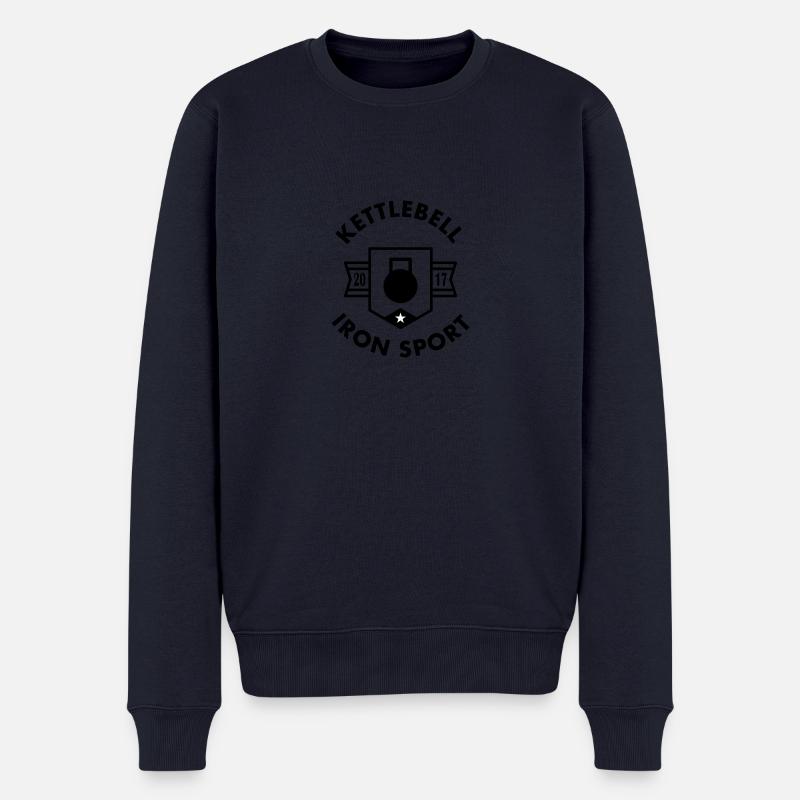 kettlebell - Pull Premium bio Homme - bleu marine