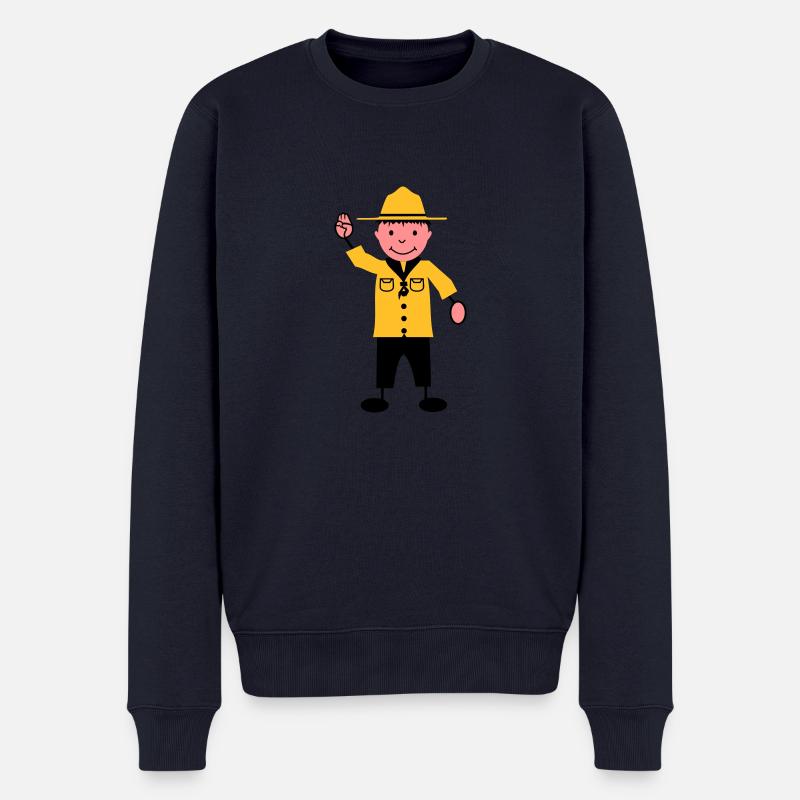 Scout - Pull Premium bio Homme - bleu marine