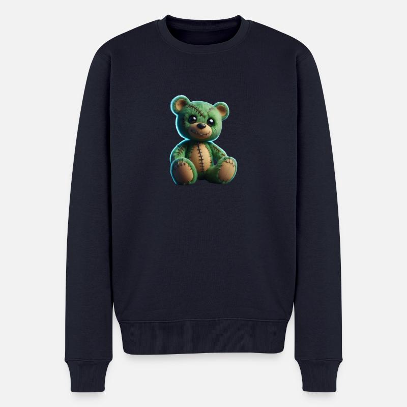 Zombi Bear - Männer Premium Bio Pullover - Navy