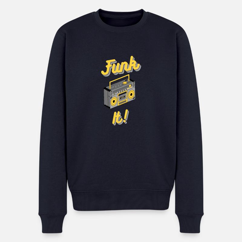 Funk It - Pull Premium bio Homme - bleu marine