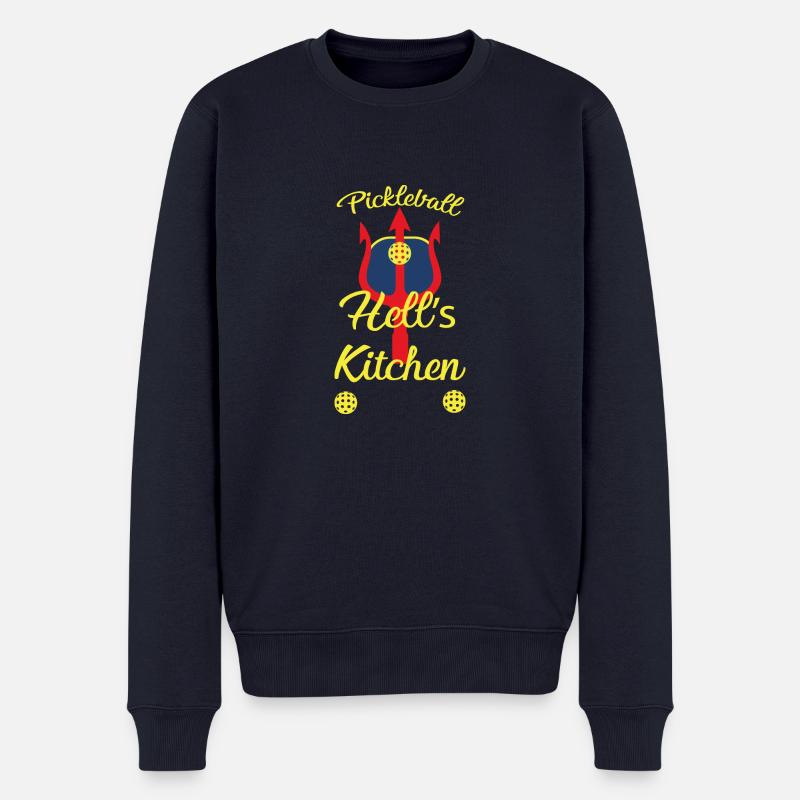 Cauchemar de cuisine de pickleball - Pull Premium bio Homme - bleu marine