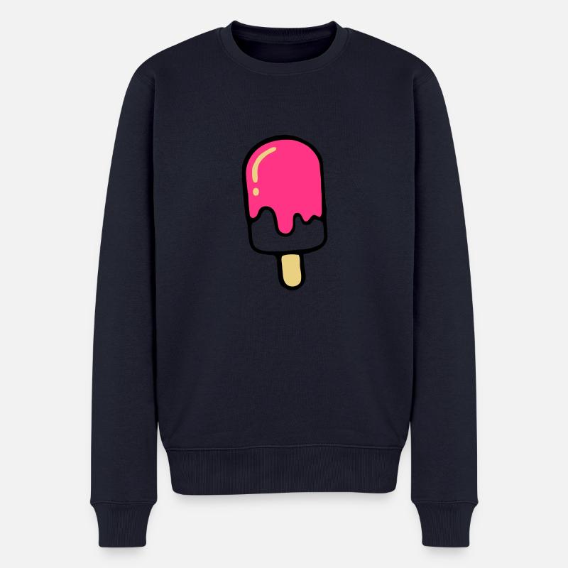 ice - Männer Premium Bio Pullover - Navy