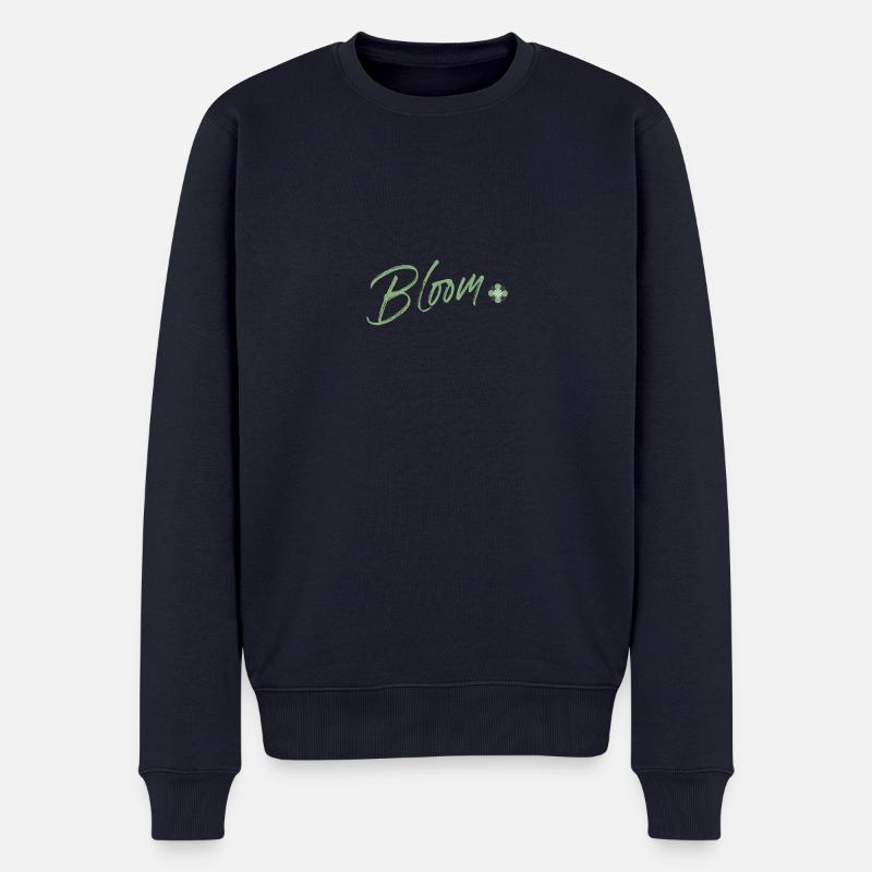 Blühen - Männer Premium Bio Pullover - Navy
