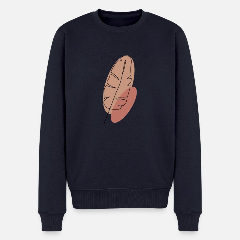 Feder - Männer Premium Bio Pullover - Navy