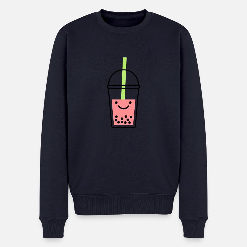 Bubble Tea - Pull Premium bio Homme - bleu marine