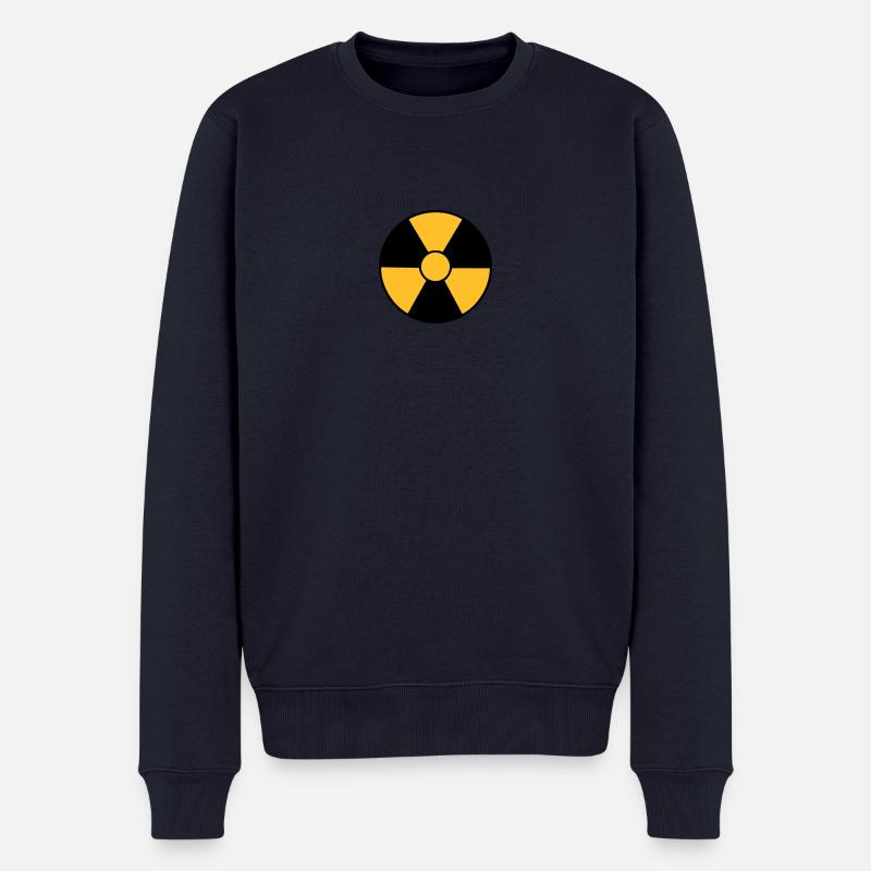 Radio Active Logo X2 FR - Pull Premium bio Homme - bleu marine