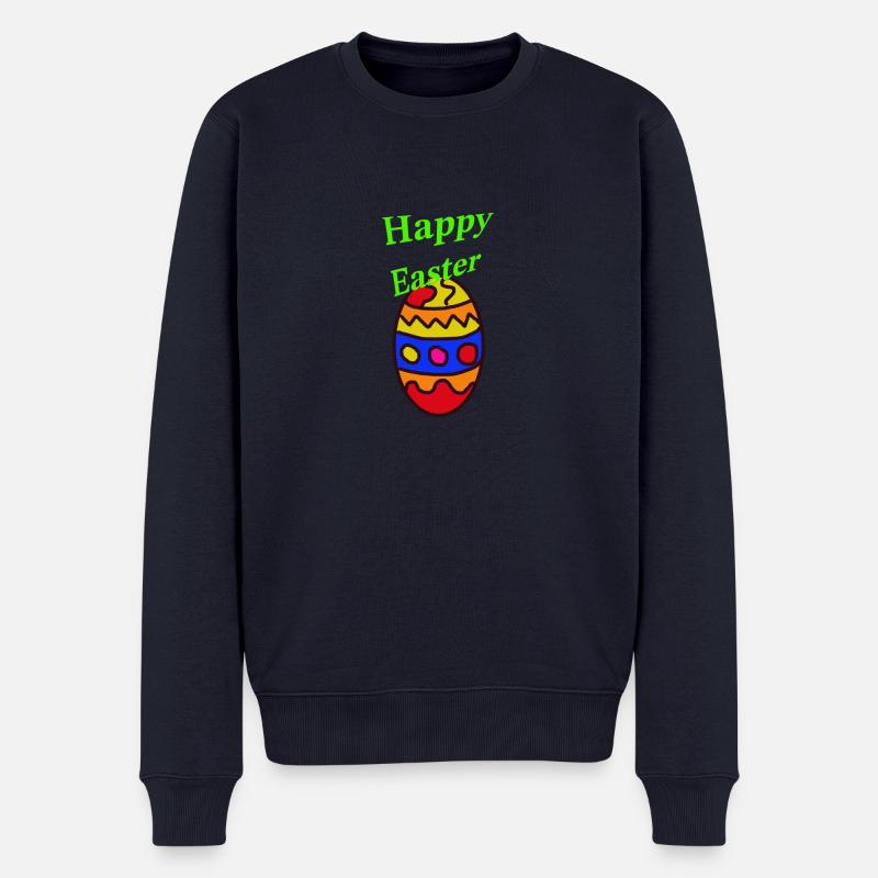 Ostern - Männer Premium Bio Pullover - Navy