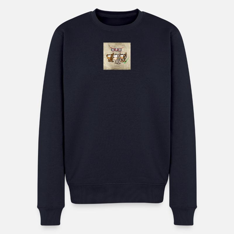 Protestäffchen - Männer Premium Bio Pullover - Navy