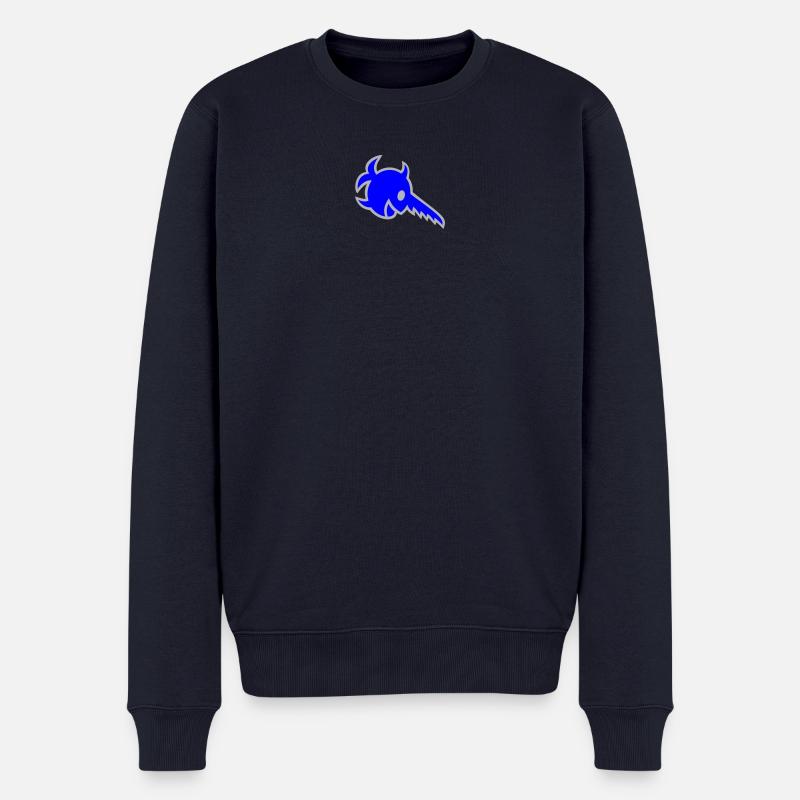 Sägefisch - Männer Premium Bio Pullover - Navy