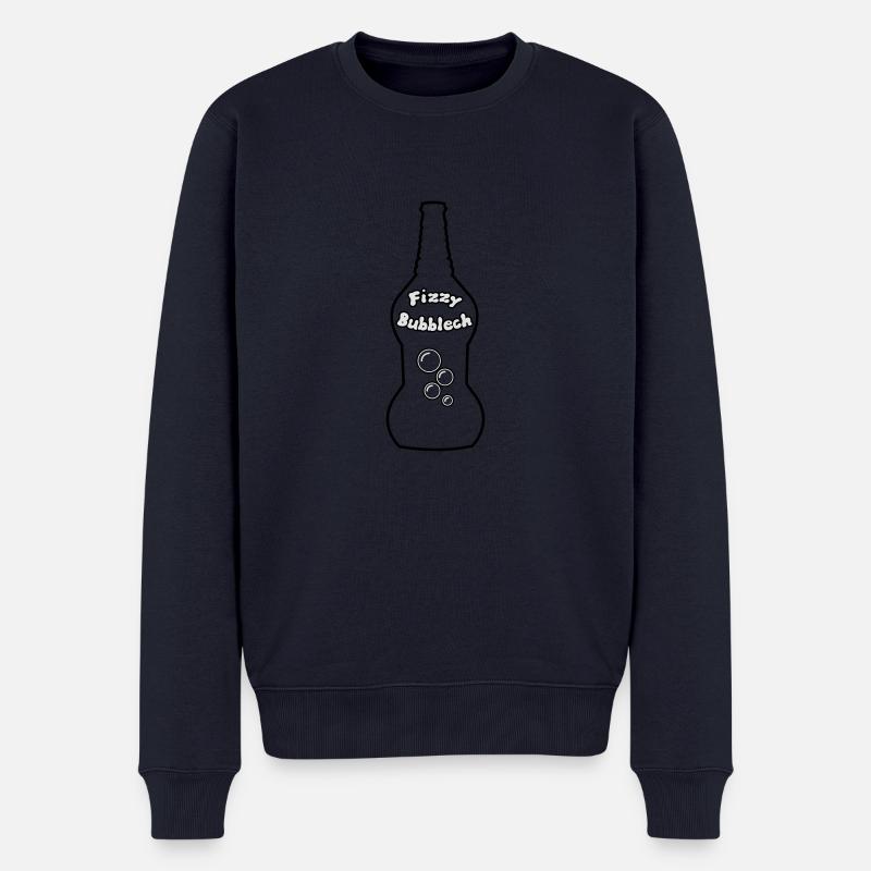 Zohan - Fizzy Bubblech / Bubbele - Männer Premium Bio Pullover - Navy