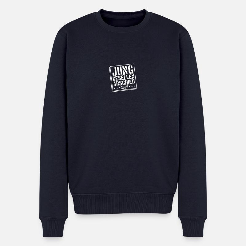 Junggesellenabschied 2025 Jga - Männer Premium Bio Pullover - Navy