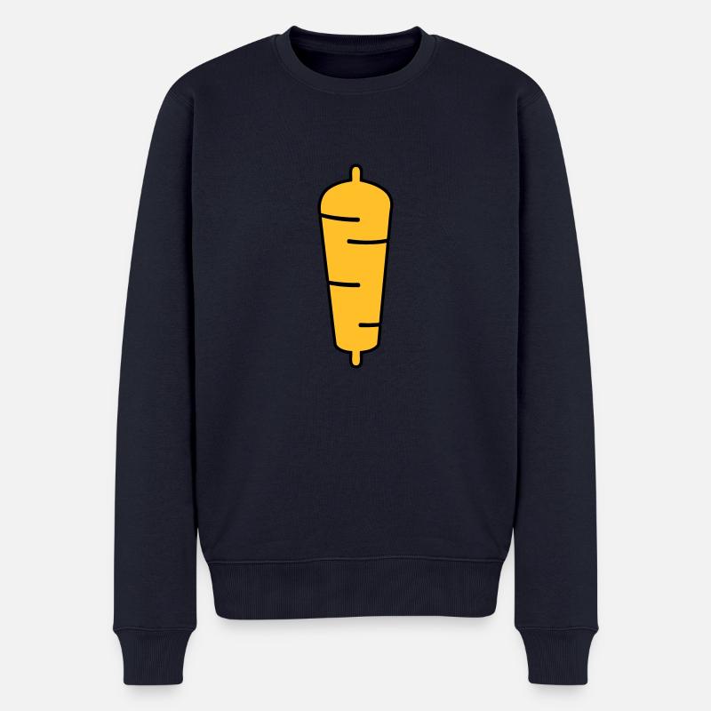 Dönerspieß - Männer Premium Bio Pullover - Navy