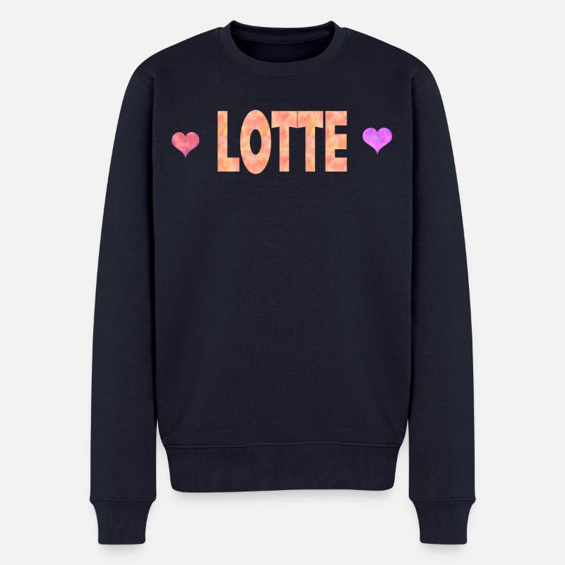 Lotte - Männer Premium Bio Pullover - Navy