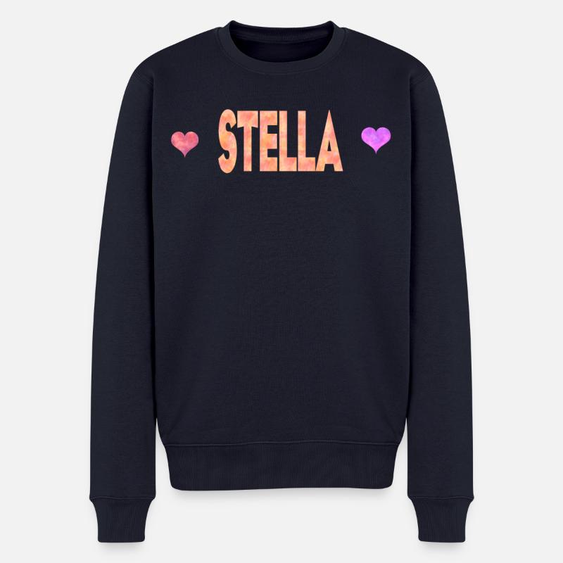 Stella - Männer Premium Bio Pullover - Navy