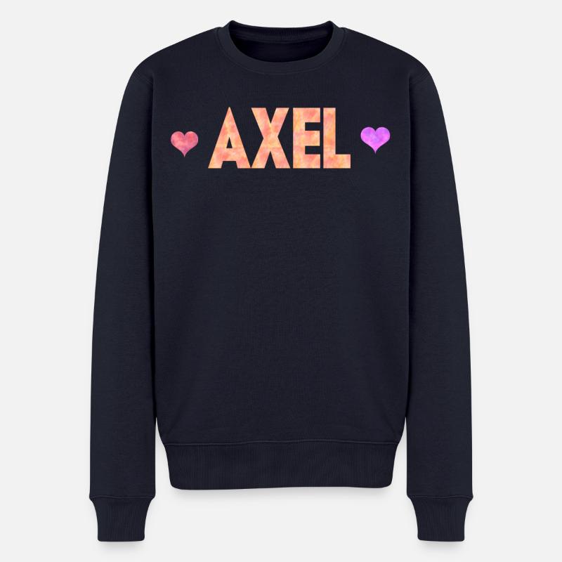 Axel - Pull Premium bio Homme - bleu marine